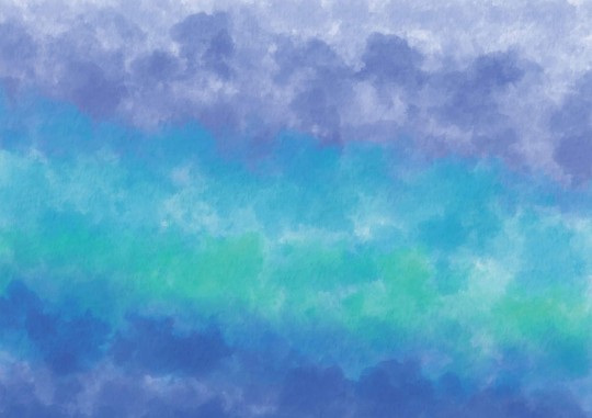 Wall Art Originals Watercolor Ombre Blue - mural ombre