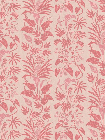 Divine Savages DVS135 Little Botanize Strawberry Blush - tapeta roślinna