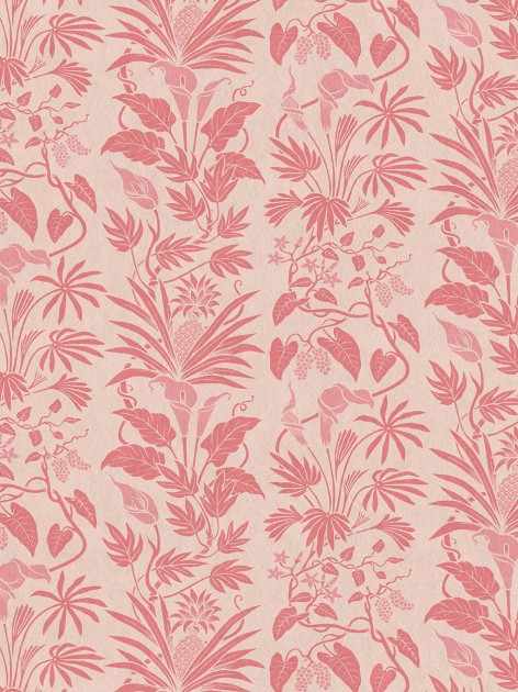 Divine Savages DVS135 Little Botanize Strawberry Blush - tapeta roślinna