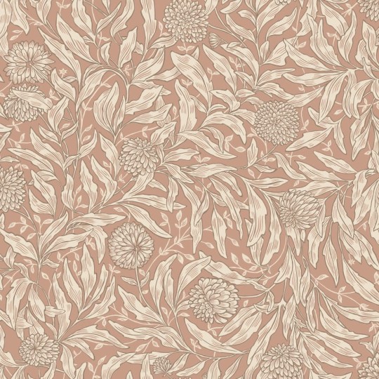 Sandberg S10205 Villa Dalaro II Olof Terracotta - tapeta w subtelne gałązki i liście