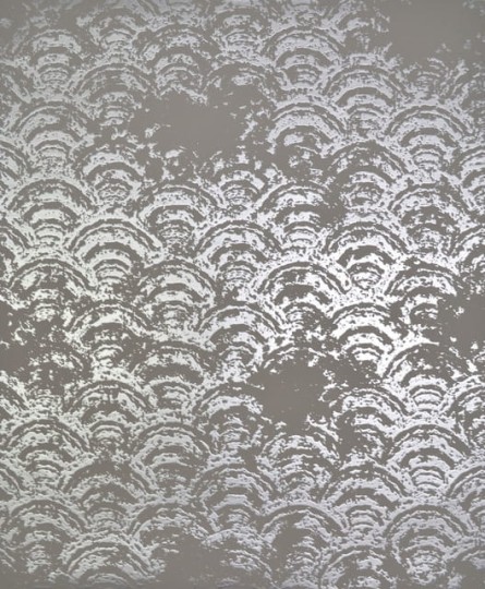 York NW3600 Antonina Vella Modern Metals Eclipse Grey/Silver - tapeta w metaliczne półkola