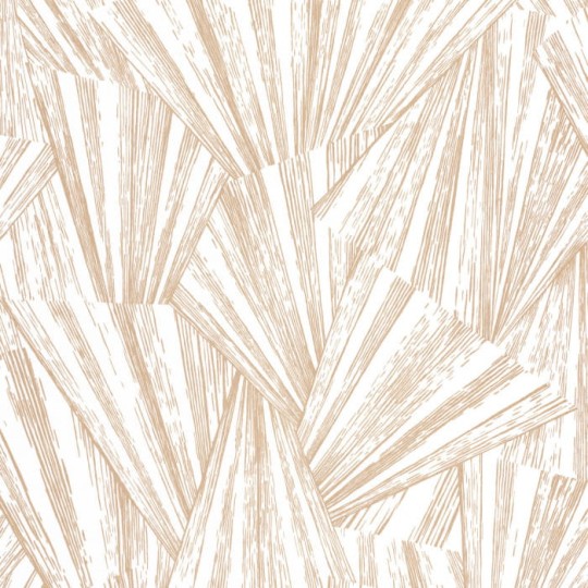Casadeco 85860224 1930 Eclat Irise Blanc - tapeta geometryczna