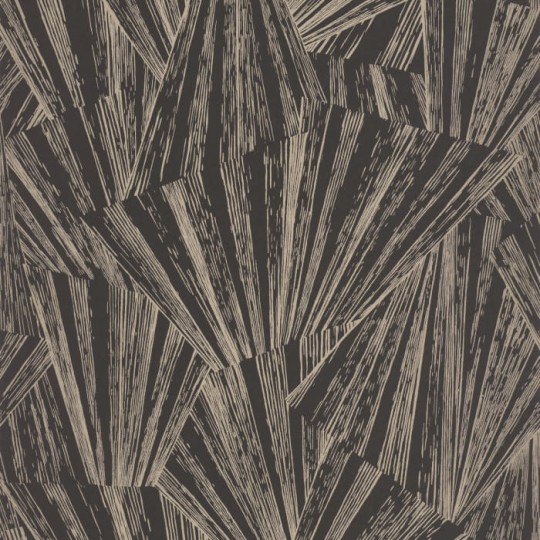 Casadeco 85869515 1930 Eclat Irise Noir - tapeta geometryczna