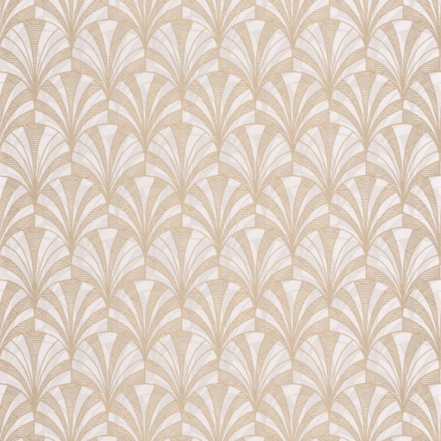 Casadeco 85731202 1930 Palmette Beige - tapeta palmy w stylu art-deco