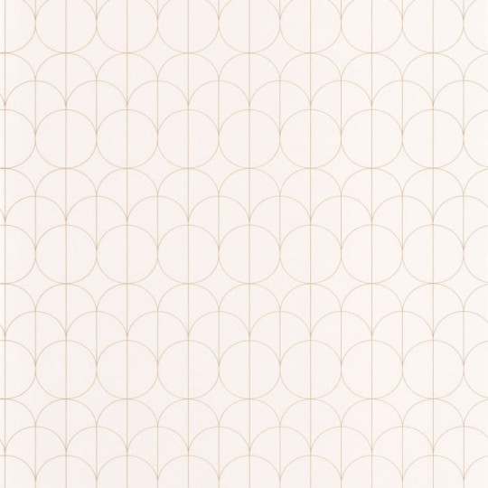 Casadeco 85690020 1930 Reflet Blanc - tapeta geometryczna art-deco
