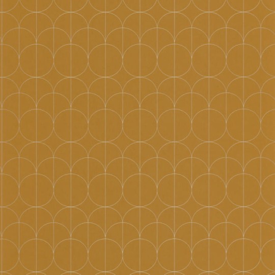 Casadeco 85692323 1930 Reflet Jaune - tapeta geometryczna art-deco
