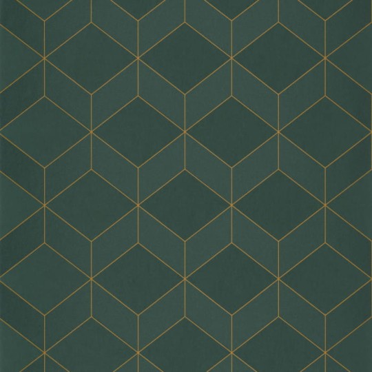 Casadeco 85687517 1930 Metro Vert - tapeta geometryczna art-deco