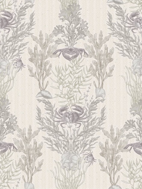 Rebel Walls R19355 Stylt Claws & Clams Sand - mural z motywem dżungli i wodorostów