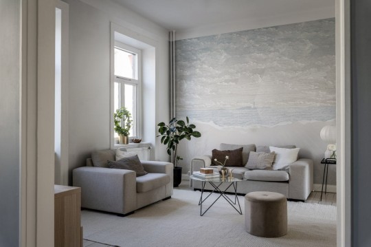 Rebel Walls R19364 Stylt Guiding Light Seaweed - mural z krajobrazem wybrzeża