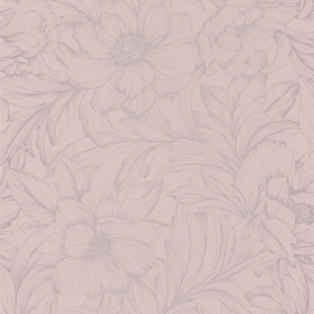 Casadeco 82354121 Florescence Monceau Rose - tapeta w kwiaty