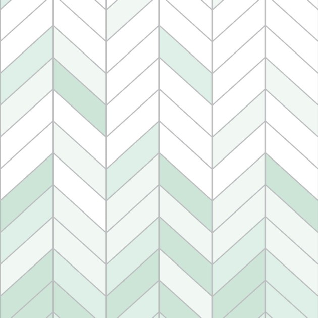 Wall Art Originals Simplicity miętowy - mural jodełka