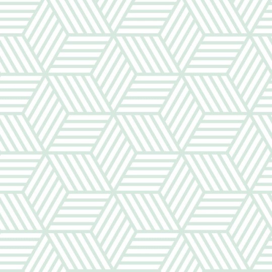 Wall Art Originals Skein mint - mural sześciany