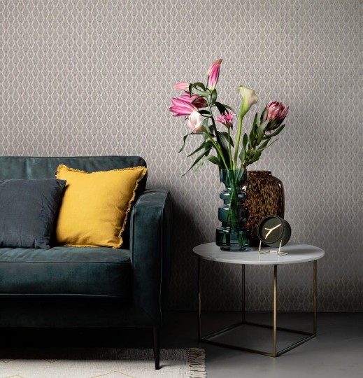 Rasch Textil 088600 Valentina - tapeta z motywem klejnotów