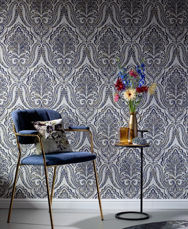 Rasch Textil 088730 Valentina - tapeta z motywem ornamentów