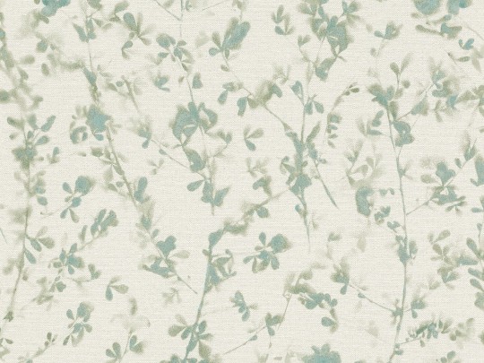 Rasch Textil 291291 Sakura - tapeta z motywem subtelnych gałązek na lnianym tle