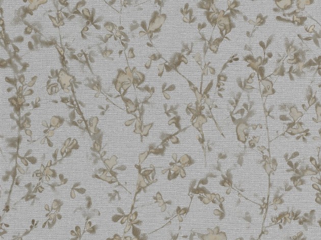 Rasch Textil 291321 Sakura - tapeta z motywem subtelnych gałązek na lnianym tle