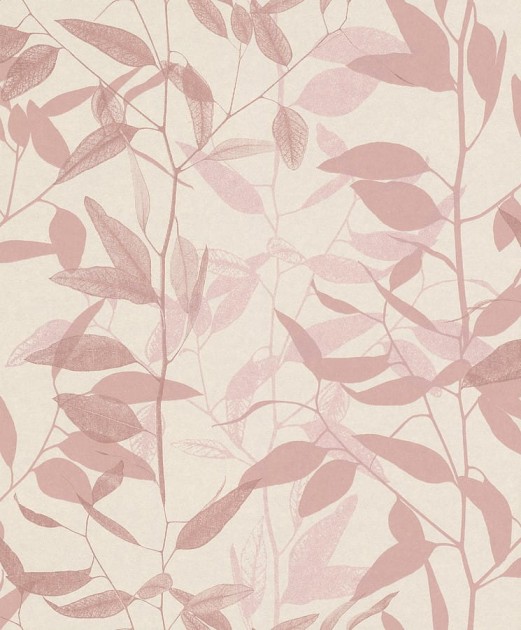 Rasch Textil 299631 Palmera - tapeta z motywem szkiców gałązek na jednolitym tle