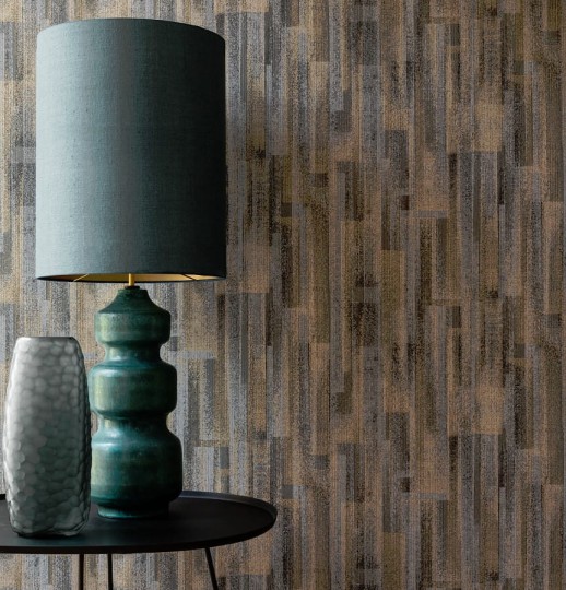 Rasch Textil 299709 Palmera - tapeta z motywem paneli