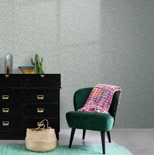 Rasch Textil 288208 Petite Fleur 5 - kwiatowa tapeta z motywem kolorowej łąki