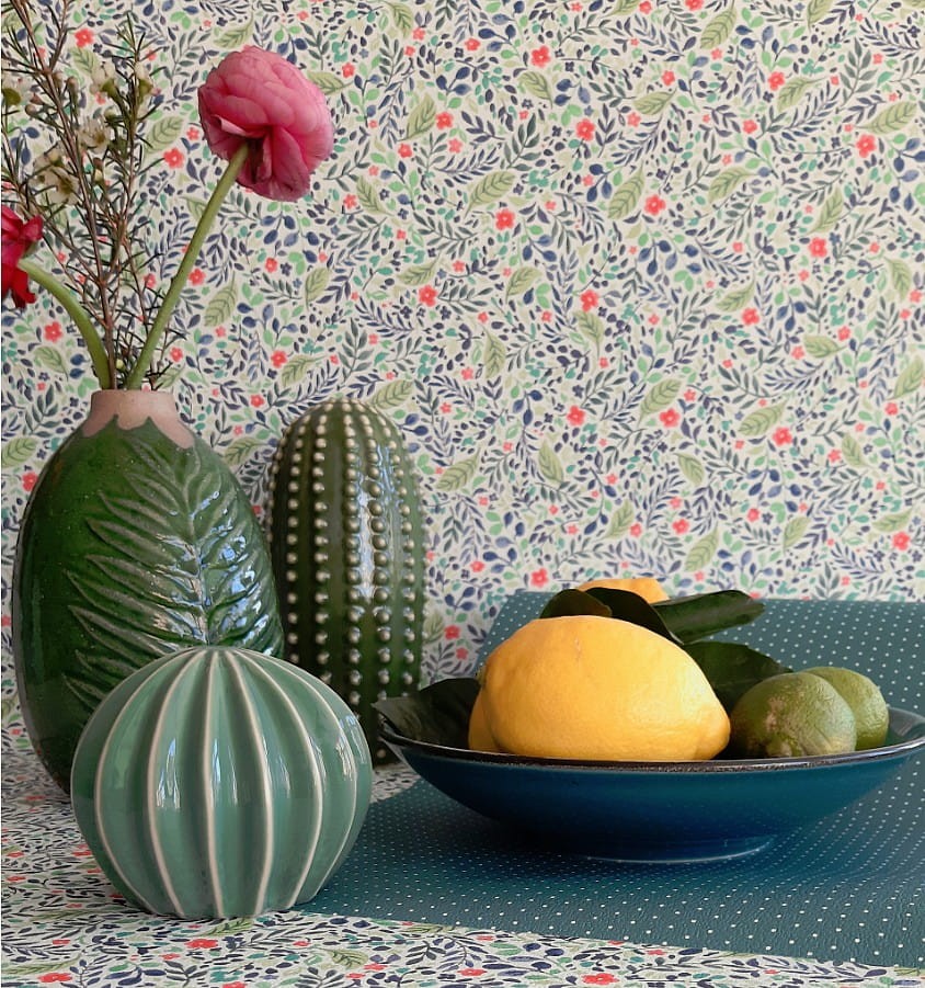 Rasch Textil 288215 Petite Fleur 5 - kwiatowa tapeta z motywem kolorowej łąki