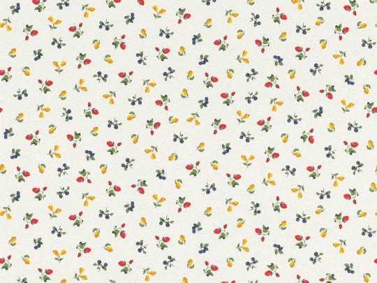 Rasch Textil 288239 Petite Fleur 5 - tapeta z motywem minimalistycznych owoców