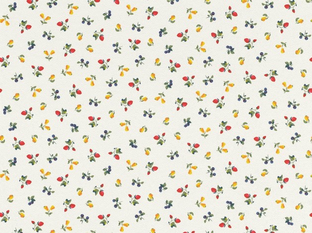 Rasch Textil 288239 Petite Fleur 5 - tapeta z motywem minimalistycznych owoców