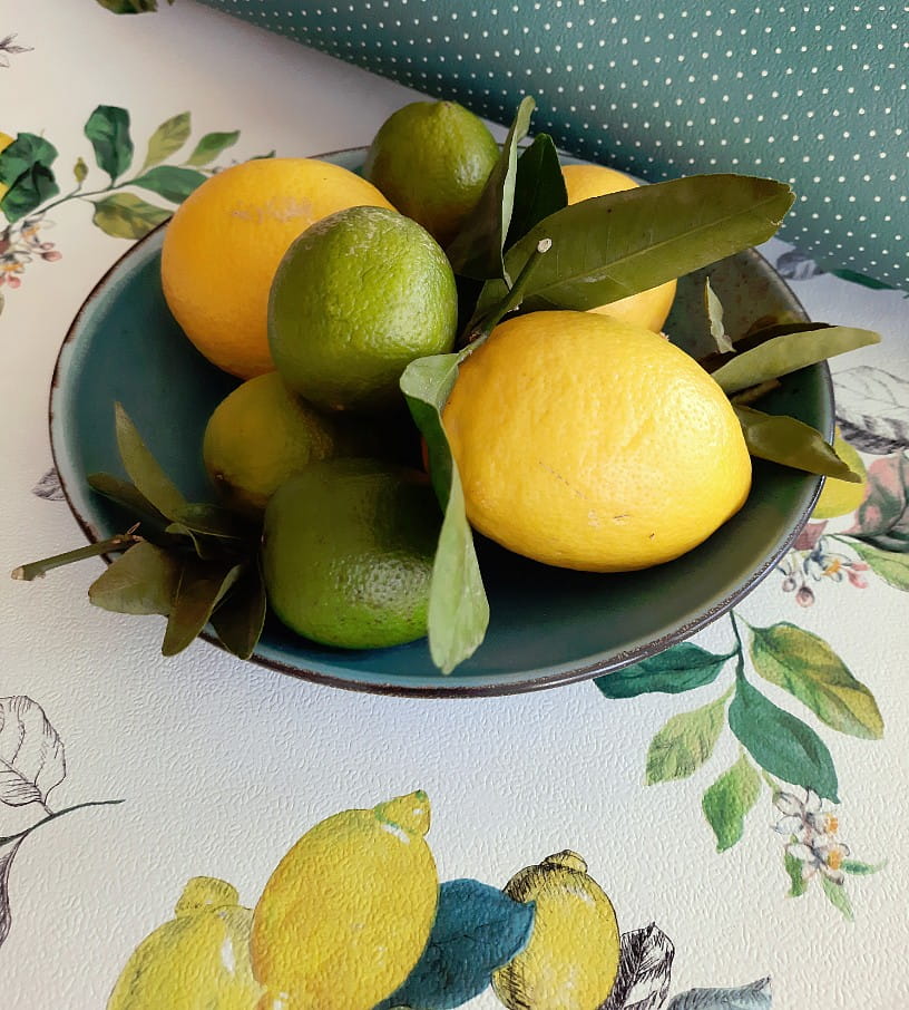 Rasch Textil 288437 Petite Fleur 5 - tapeta z motywem cytryn