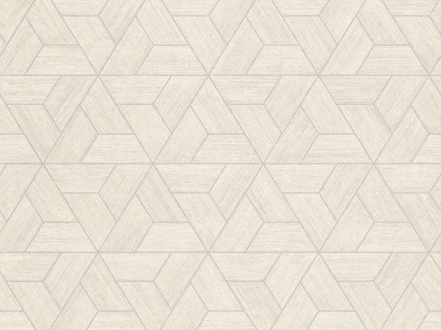 Rasch Textil 297880 Sensai ORIGAMI OFFWHITE - geometryczna tapeta z motywem origami