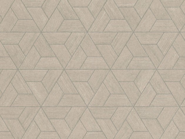 Rasch Textil 297897 Sensai ORIGAMI CHAMPAGNE - geometryczna tapeta z motywem origami