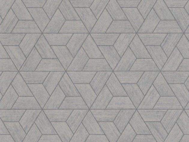 Rasch Textil 297903 Sensai ORIGAMI GREY - geometryczna tapeta z motywem origami