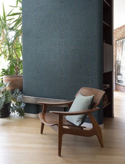 Rasch Textil 297927 Sensai WABI-SABI LINEN - geometryczna tapeta z motywem kafelek