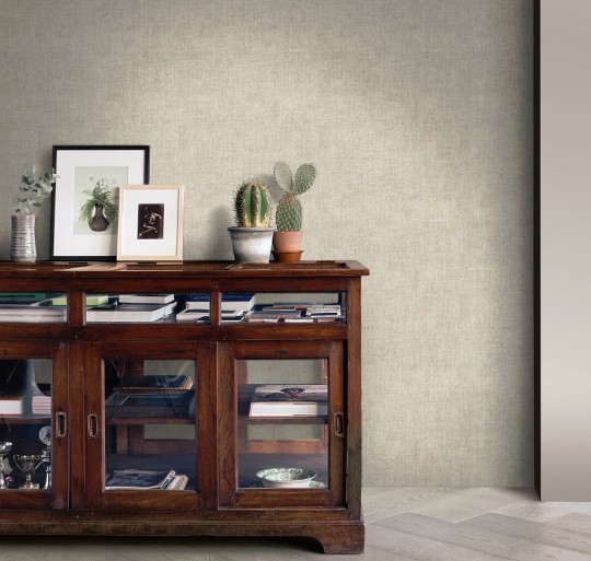 Rasch Textil 088990 Oxford - tapeta z motywem prążkowanej tkaniny