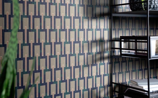 Rasch Textil 089652 Oxford - geometryczna tapeta z motywem prostokątów, pasków i prążków