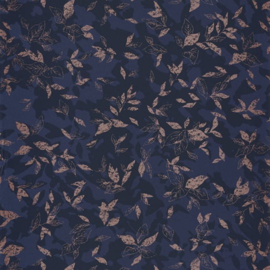 Casadeco 85206501 Jardins Suspendus Gadagne Bleu - tapeta w liście