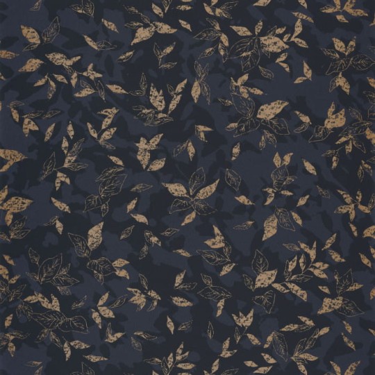 Casadeco 85209303 Jardins Suspendus Gadagne Noir - tapeta w liście