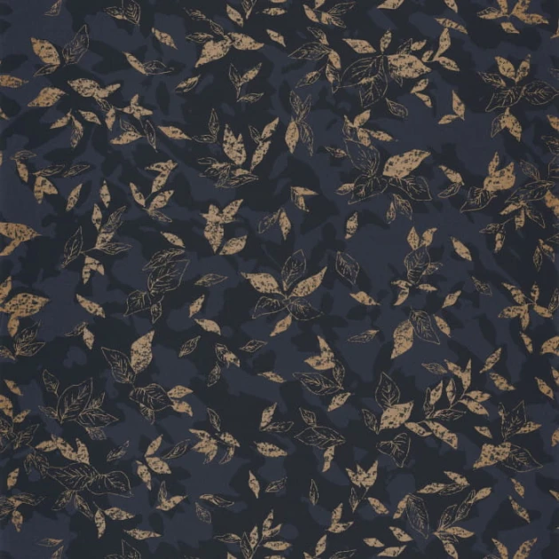 Casadeco 85209303 Jardins Suspendus Gadagne Noir - tapeta w liście