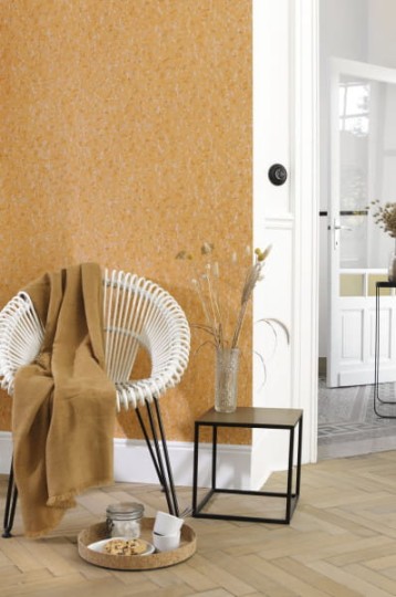 Casadeco 85222411 Jardins Suspendus Ecorce Ocre - tapeta abstrakcyjna