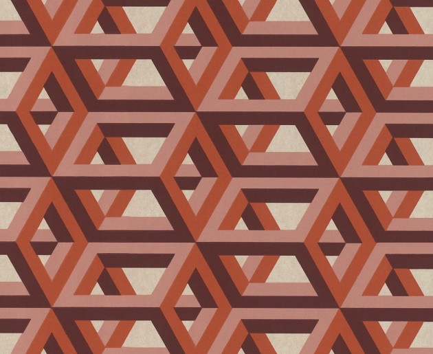 Rasch Textil 290805 Casa Merida - trójwymiarowa tapeta z motywem sześcianów