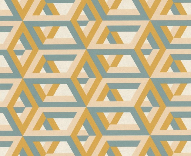 Rasch Textil 290812 Casa Merida - trójwymiarowa tapeta z motywem sześcianów