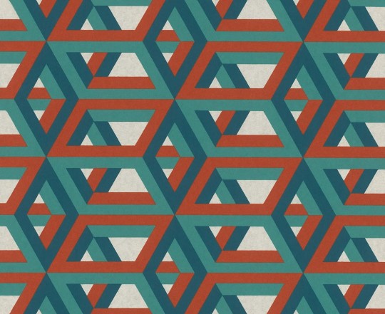 Rasch Textil 290829 Casa Merida - trójwymiarowa tapeta z motywem sześcianów