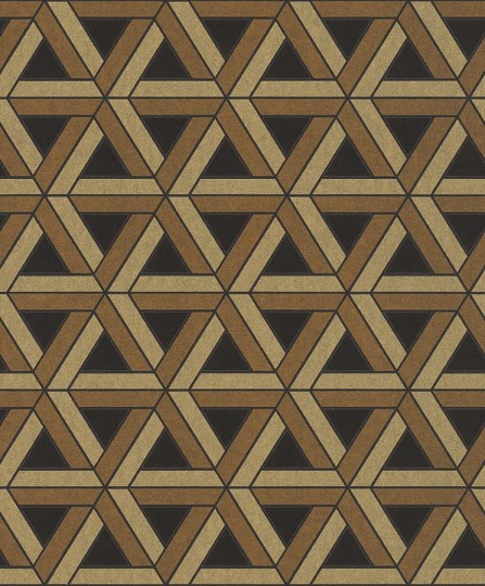 Rasch Textil 290850 Casa Merida - trójwymiarowa tapeta z motywem trójkątów