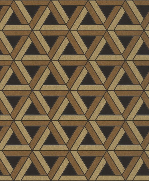 Rasch Textil 290850 Casa Merida - trójwymiarowa tapeta z motywem trójkątów