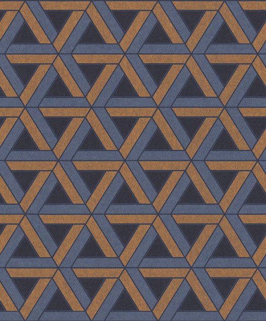 Rasch Textil 290881 Casa Merida - trójwymiarowa tapeta z motywem trójkątów