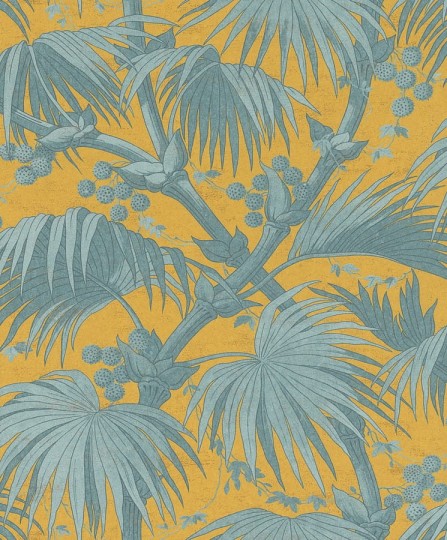 Rasch Textil 290898 Casa Merida - tapeta z motywem liści, gałęzi i owoców palmy