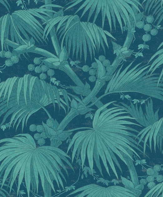 Rasch Textil 290904 Casa Merida - tapeta z motywem liści, gałęzi i owoców palmy