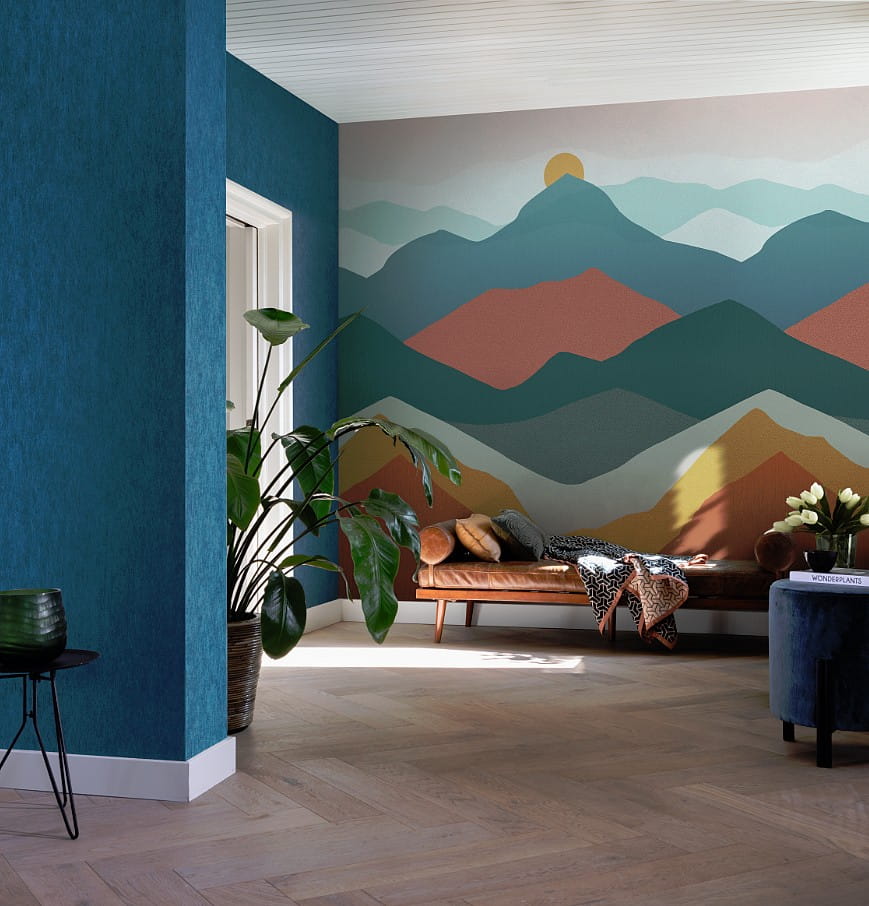 Rasch Textil 291376 Casa Merida - mural z motywem gór