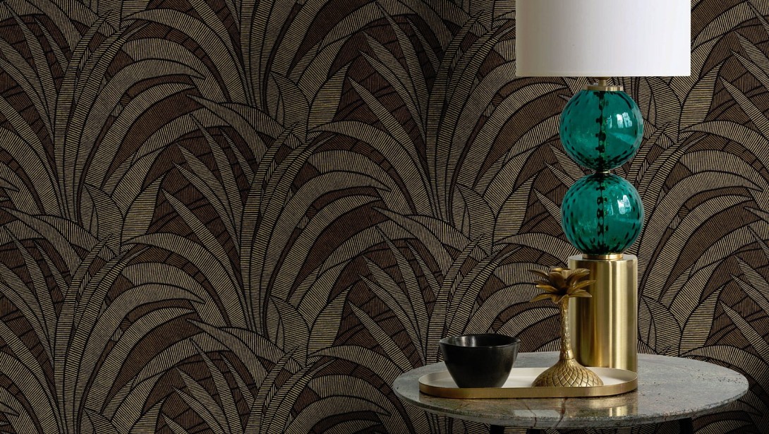 Rasch Textil 300276 Samoa TILLANDSIA OFFWHITE - tapeta z motywem liści