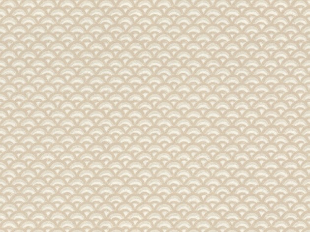 Rasch Textil 300320 Samoa PALOLO CHAMPAGNE - geometryczna tapeta z motywem wachlarzy