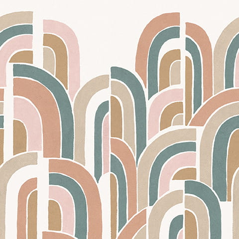 Rasch Textil 300382 Samoa - geometryczny mural z motywem wodospadu