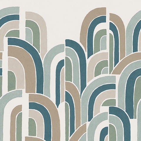 Rasch Textil 300399 Samoa - geometryczny mural z motywem wodospadu